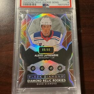 Upper Deck Diamond Relic Rookies Card Alexis Lafraniere